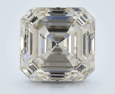 2.34ct J SI2 Rare Carat Ideal Cut Asscher Diamond