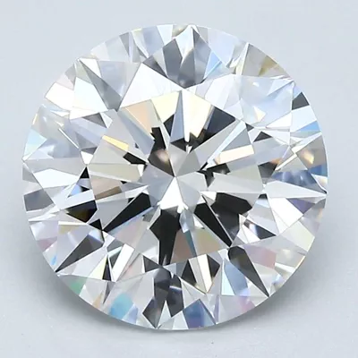 3.02ct F VS1 Rare Carat Ideal Cut Round Diamond