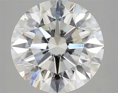 3.34ct H SI2 Rare Carat Ideal Cut Round Diamond