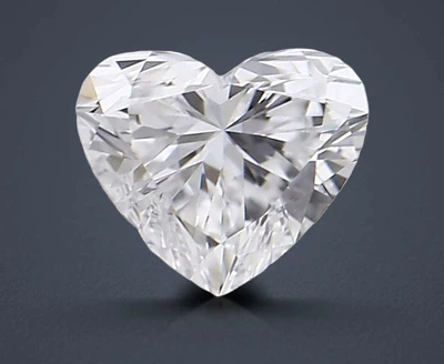 0.24ct D VS1 Good Cut Heart Diamond