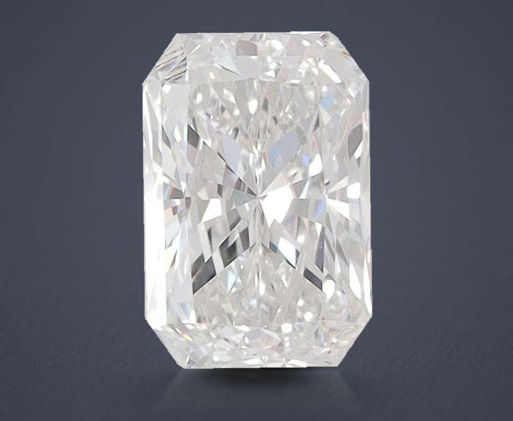 1.04ct D VVS2 Rare Carat Ideal Cut Radiant Lab Grown Diamond