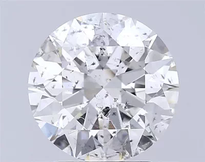 3.03ct H SI2 Rare Carat Ideal Cut Round Diamond