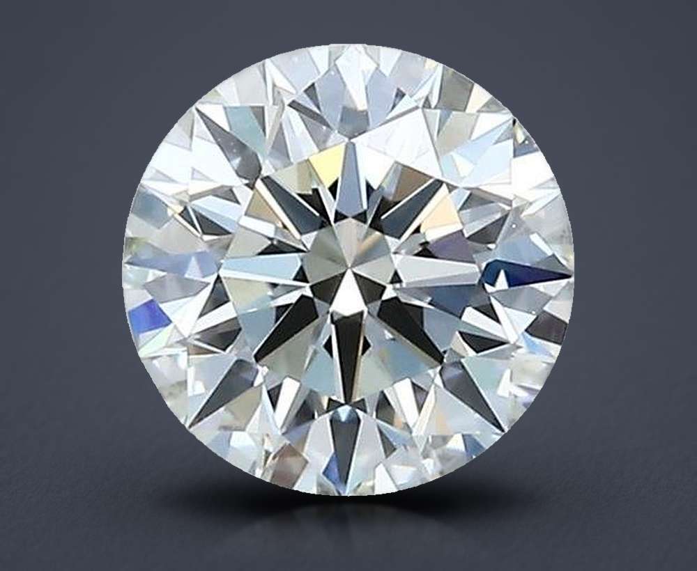 1.12ct J VS2 Rare Carat Ideal Cut Round Diamond