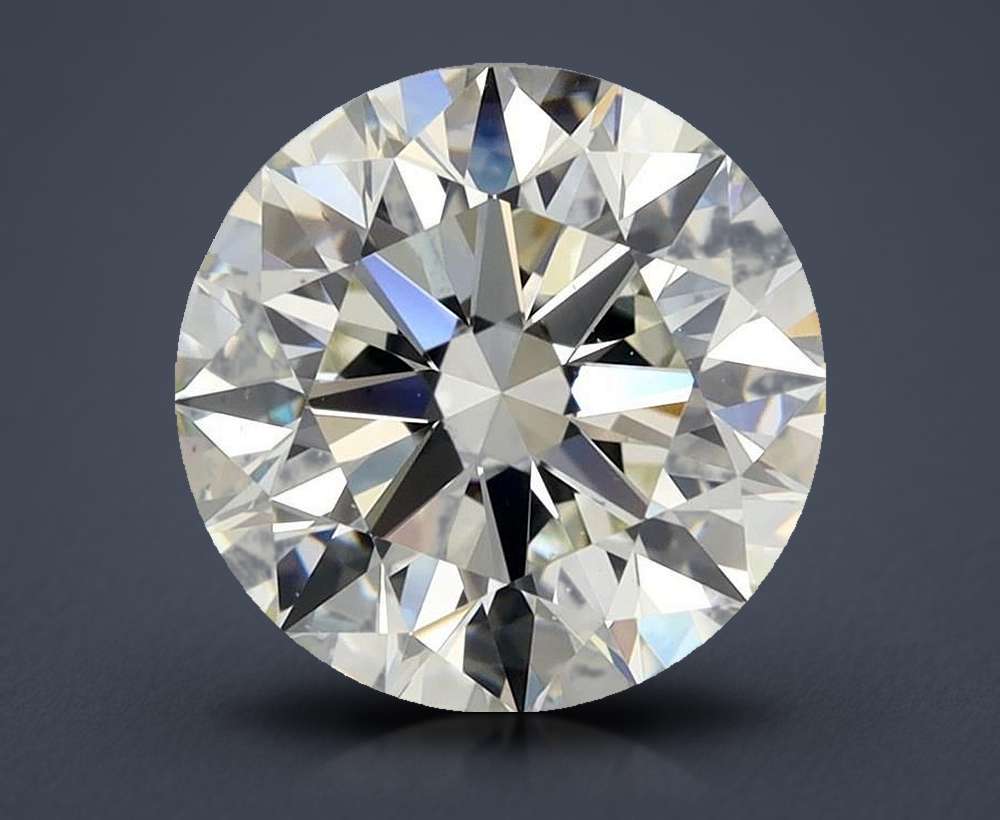 2.24ct K VS2 Rare Carat Ideal Cut Round Diamond