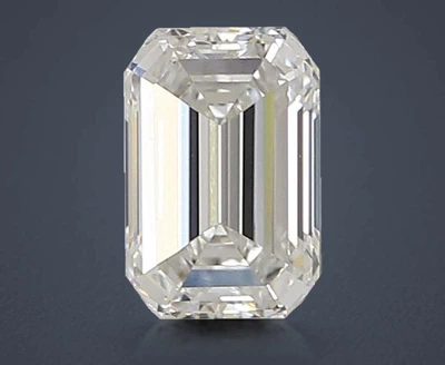 1.21ct F VVS2 Rare Carat Ideal Cut Emerald Lab Grown Diamond