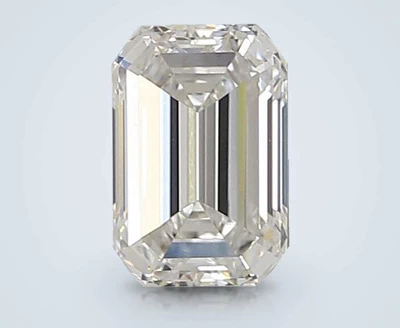 1.21ct F VVS2 Rare Carat Ideal Cut Emerald Lab Grown Diamond