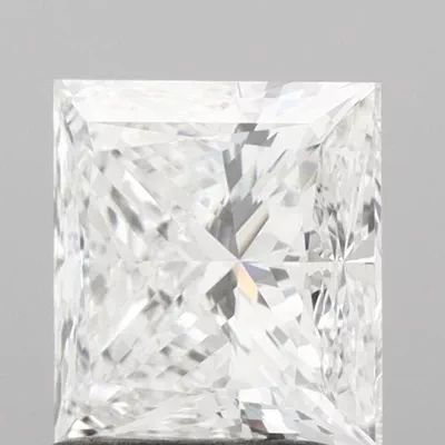 1.53ct D VVS2 Rare Carat Ideal Cut Princess Lab Grown Diamond