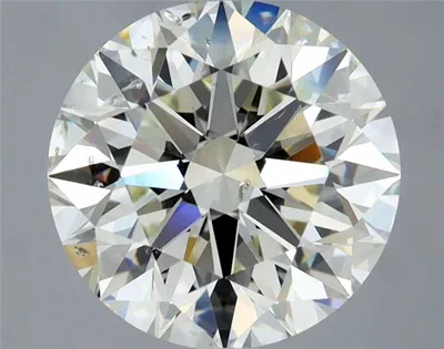 3.58ct K SI2 Rare Carat Ideal Cut Round Diamond