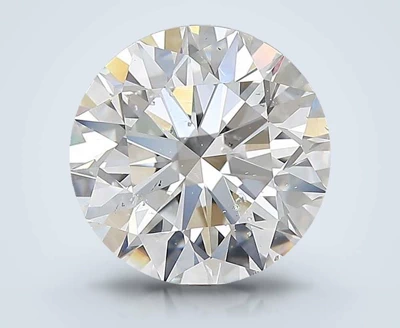 3.02ct F SI2 Excellent Cut Round Diamond