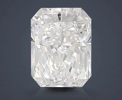 1.58ct D VS1 Rare Carat Ideal Cut Radiant Lab Grown Diamond
