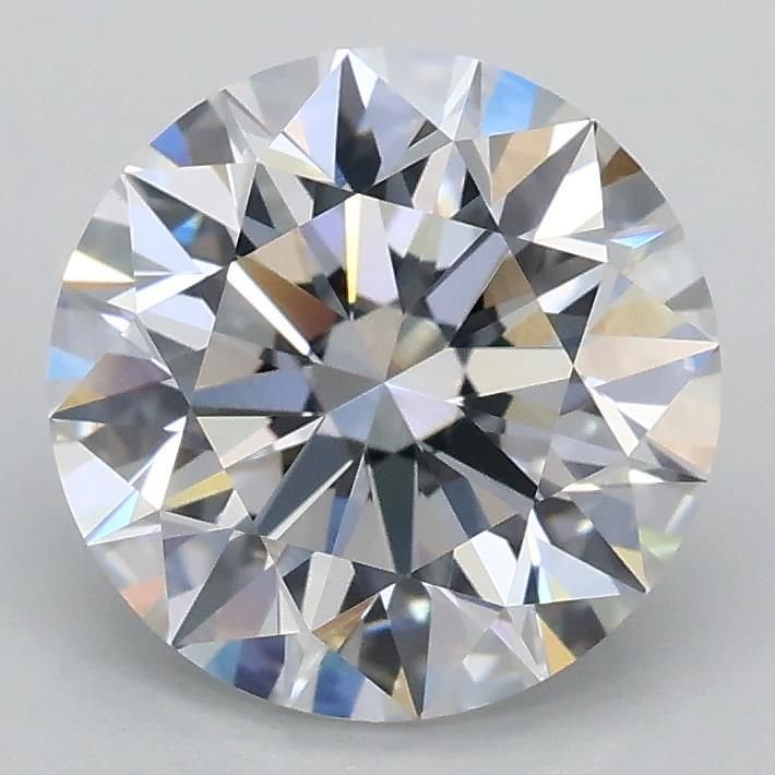 2.08ct D VVS2 Excellent Cut Round Lab Grown Diamond