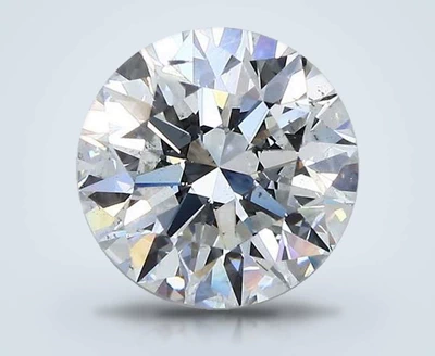 2.60ct G SI2 Rare Carat Ideal Cut Round Diamond