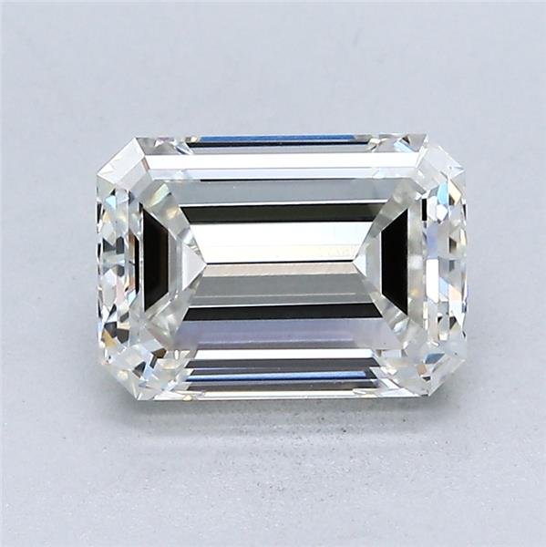2.02ct G VVS2 Rare Carat Ideal Cut Emerald Lab Grown Diamond
