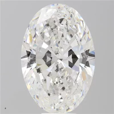 11.10ct F VS1 Rare Carat Ideal Cut Oval Lab Grown Diamond