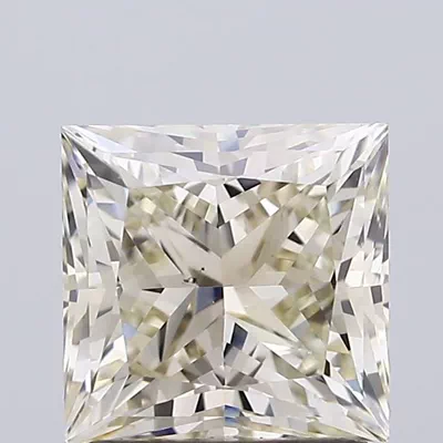 1.51ct K VS2 Rare Carat Ideal Cut Princess Diamond