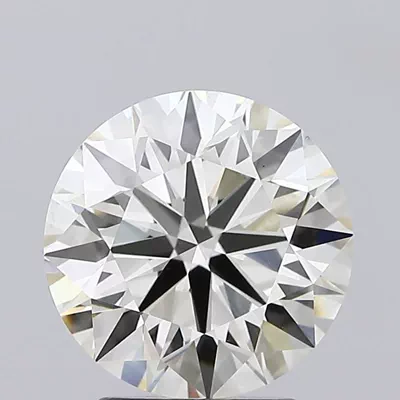 2.57ct J VS1 Excellent Cut Round Lab Grown Diamond