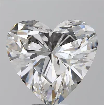 5.16ct E VVS2 Rare Carat Ideal Cut Heart Lab Grown Diamond