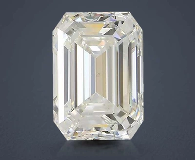 3.53ct I VS1 Rare Carat Ideal Cut Emerald Diamond