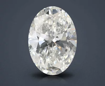 4.03ct F VVS2 Rare Carat Ideal Cut Oval Lab Grown Diamond