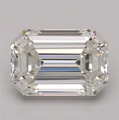 1.54ct G VVS2 Excellent Cut Emerald Lab Grown Diamond