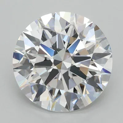 2.52ct D VVS1 Rare Carat Ideal Cut Round Lab Grown Diamond