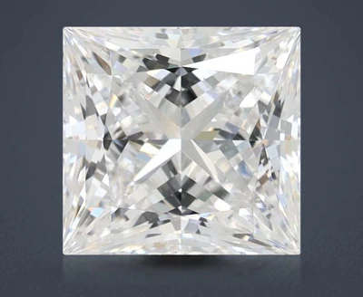 2.07ct D VVS1 Rare Carat Ideal Cut Princess Lab Grown Diamond