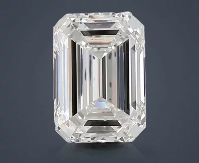 7.07ct E VVS2 Rare Carat Ideal Cut Emerald Lab Grown Diamond