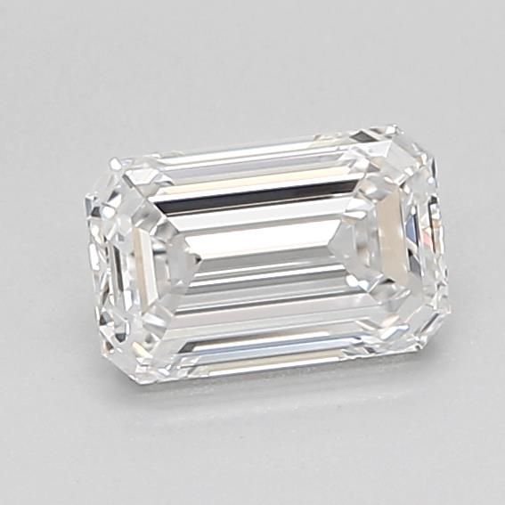 0.84ct D VVS1 Rare Carat Ideal Cut Emerald Lab Grown Diamond