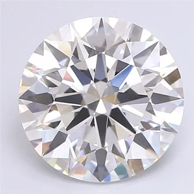 3.08ct F VVS2 Rare Carat Ideal Cut Round Lab Grown Diamond