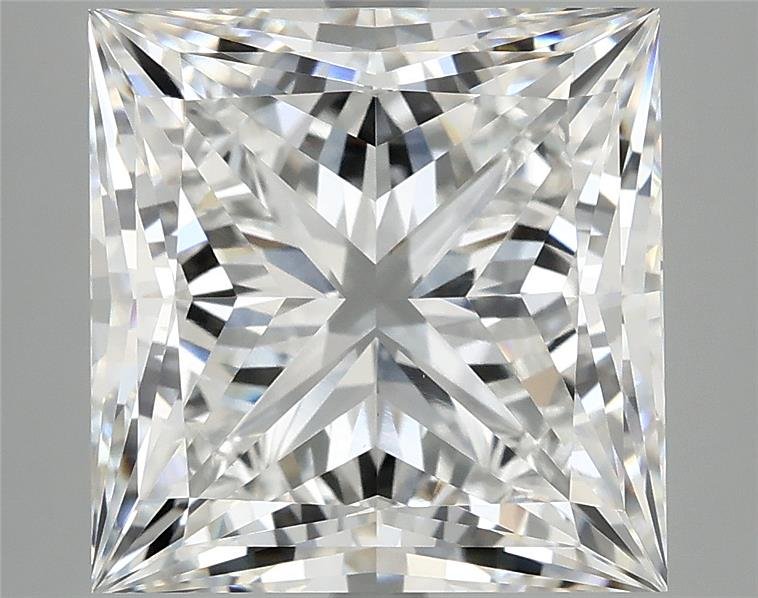 7.14ct E VVS2 Rare Carat Ideal Cut Princess Lab Grown Diamond