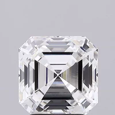 3.12ct F VS1 Rare Carat Ideal Cut Asscher Lab Grown Diamond