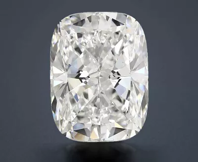 10.07ct F VS2 Rare Carat Ideal Cut Cushion Diamond
