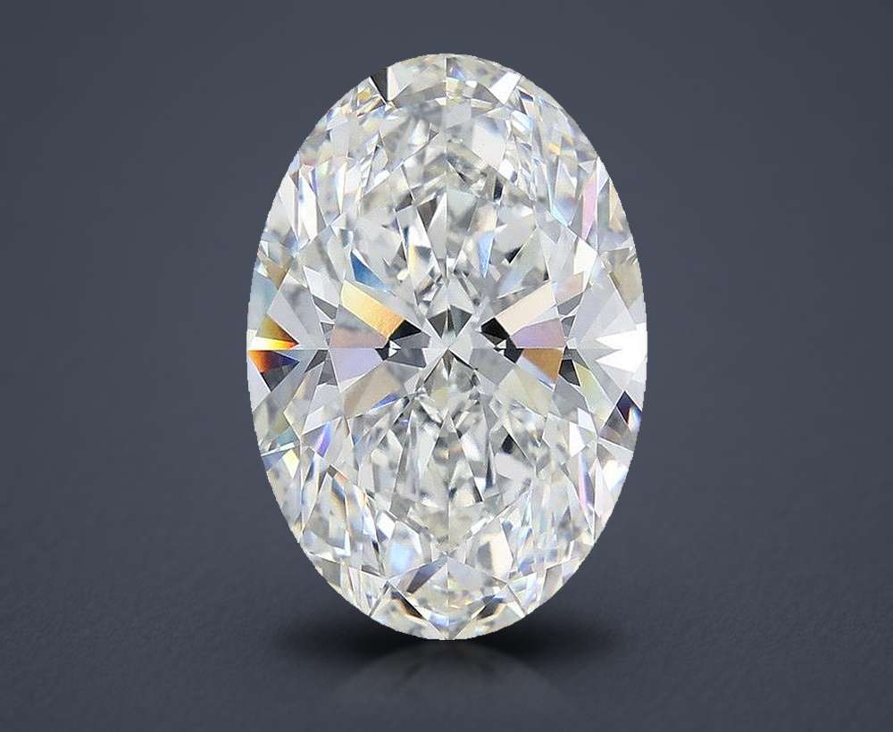 10.10ct G VVS2 Rare Carat Ideal Cut Oval Lab Grown Diamond