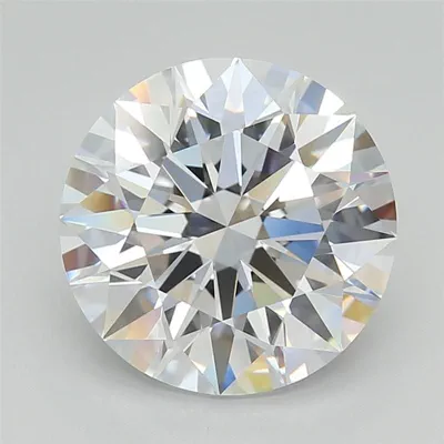 5.14ct D VVS2 Rare Carat Ideal Cut Round Lab Grown Diamond