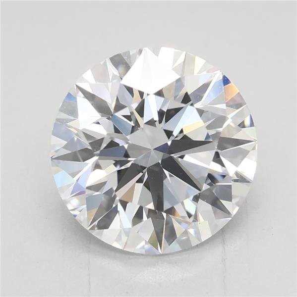 2.56ct D VVS2 Rare Carat Ideal Cut Round Lab Grown Diamond