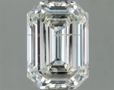 1.72ct I SI2 Rare Carat Ideal Cut Emerald Diamond