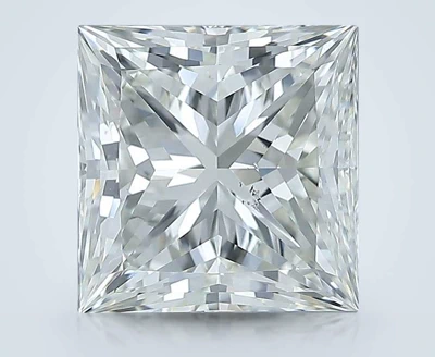 3.31ct K SI1 Rare Carat Ideal Cut Princess Diamond