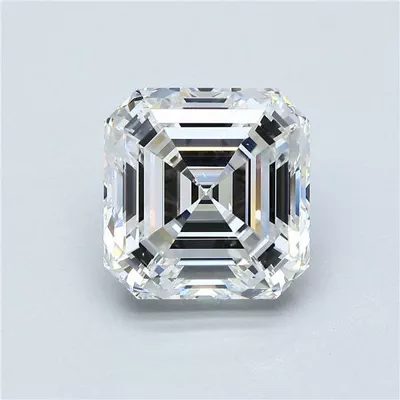 5.02ct G VS2 Rare Carat Ideal Cut Asscher Diamond