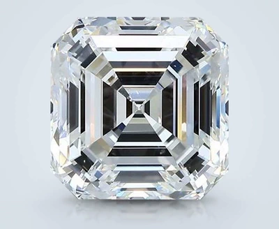 5.02ct G VS2 Rare Carat Ideal Cut Asscher Diamond