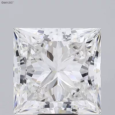 11.01ct G VS1 Rare Carat Ideal Cut Princess Lab Grown Diamond