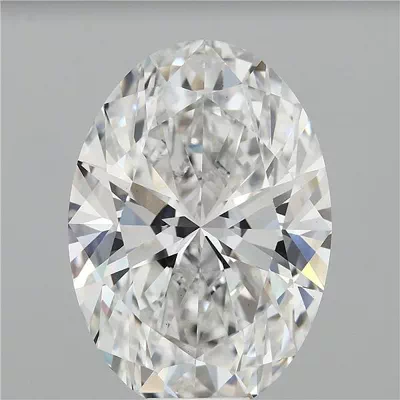 11.86ct F VS1 Rare Carat Ideal Cut Oval Lab Grown Diamond