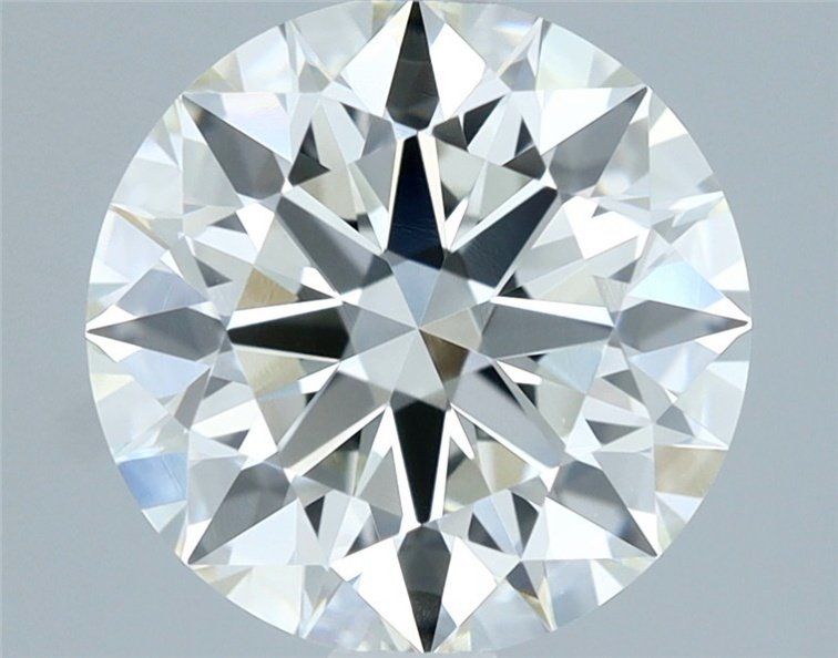 2.07ct J VVS2 Rare Carat Ideal Cut Round Diamond