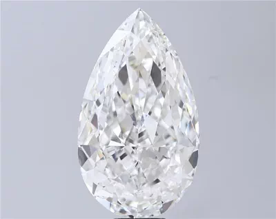 21.09ct F VVS2 Rare Carat Ideal Cut Pear Lab Grown Diamond