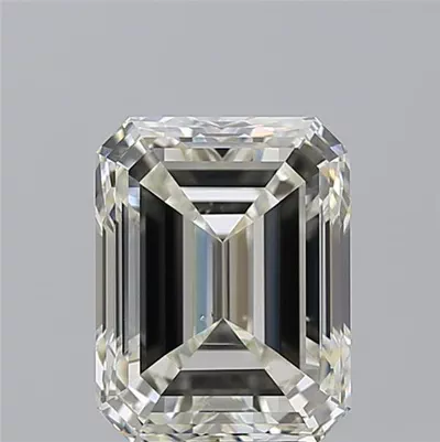 4.01ct K VS2 Very Good Cut Emerald Diamond