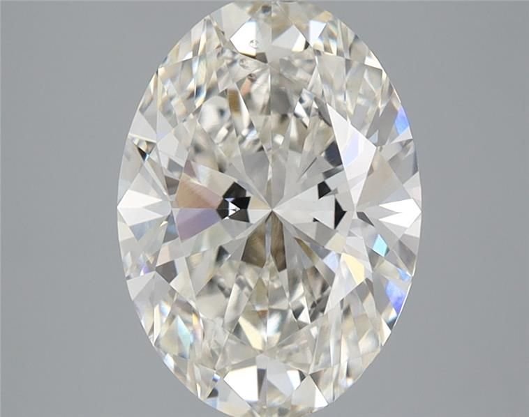 2.62ct H SI1 Rare Carat Ideal Cut Oval Lab Grown Diamond
