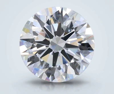 5.01ct F VS1 Rare Carat Ideal Cut Round Lab Grown Diamond