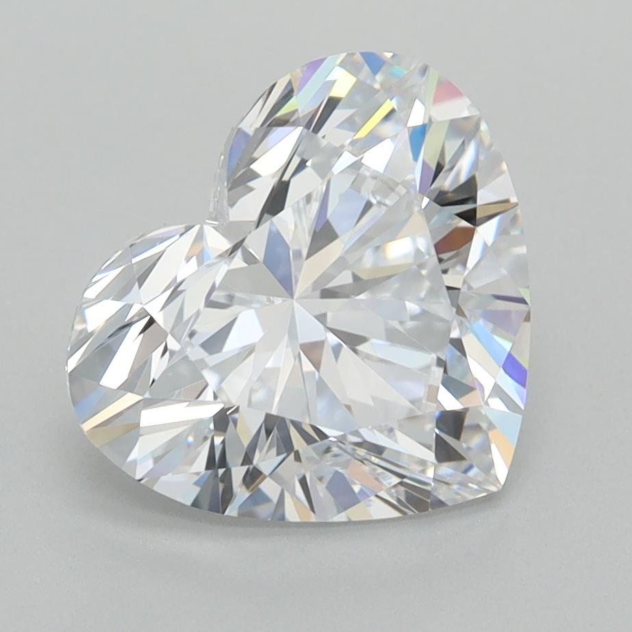 2.82ct D VVS1 Rare Carat Ideal Cut Heart Lab Grown Diamond