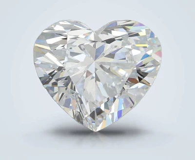 2.82ct D VVS1 Rare Carat Ideal Cut Heart Lab Grown Diamond