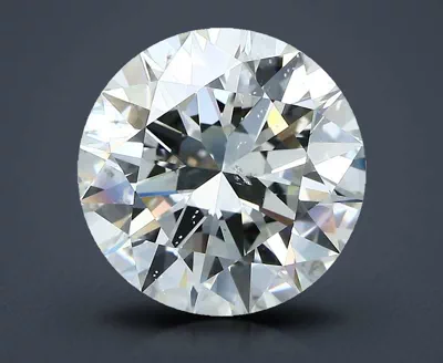 5.01ct J SI1 Rare Carat Ideal Cut Round Diamond