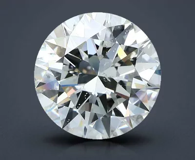 5.01ct J SI1 Rare Carat Ideal Cut Round Diamond